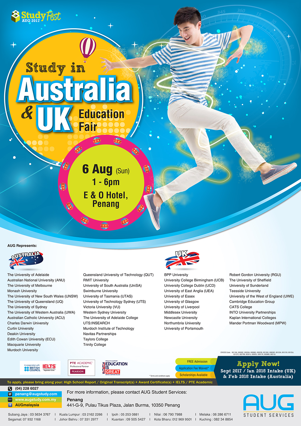 Study in Australia and the UK Education Fair 