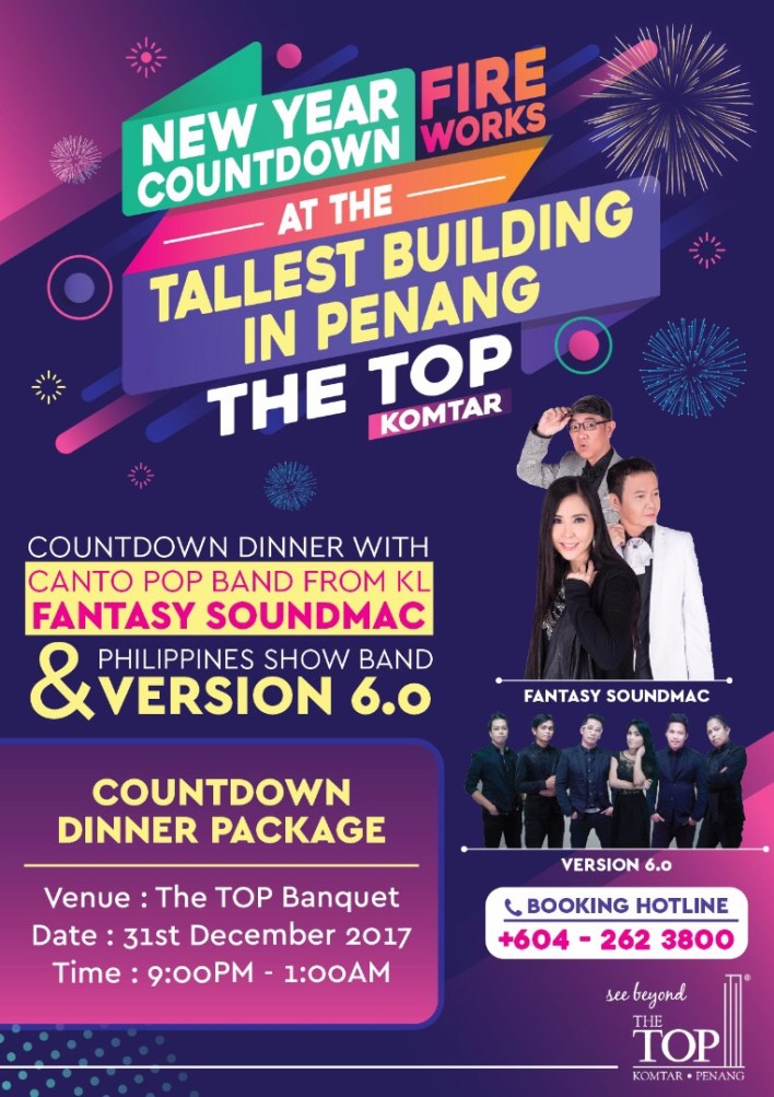 2018 New Year Countdown PartieS In Penang - Penang Events