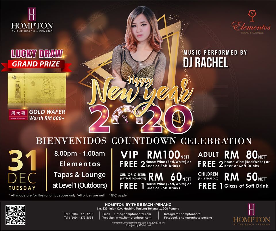 Countdown 2020 at Hompton Hotel
