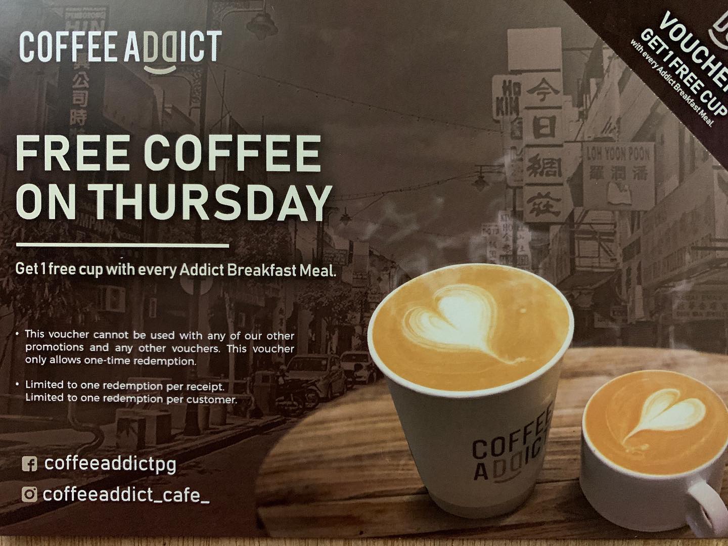 Free Coffee On Thursday @Coffee Addict