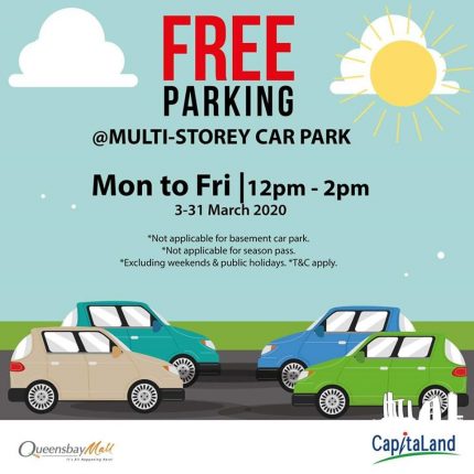 Free Parking at Queensbay Mall and Gurney Plaza