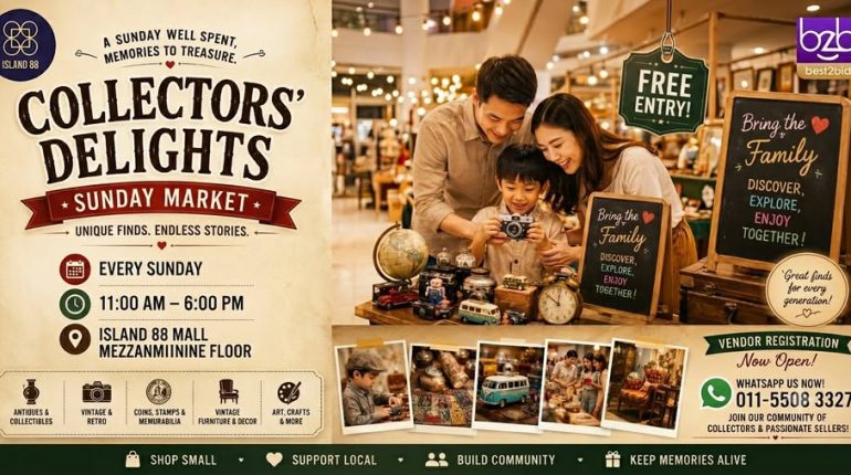 Collectors' Delights Sunday Market @ Island 88