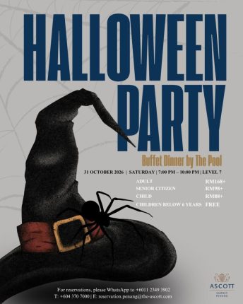 Halloween by the Pool at Ascott Gurney Penang 2026