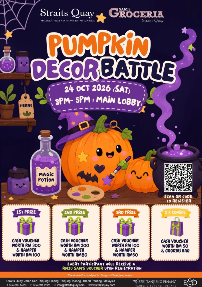 Straits Quay Pumpkin Decorating Competition 2026